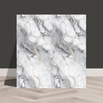 Bathroom and Kitchen Waterproof Wall Stickers Self-Adhesive Waterproof Marble Wallpaper