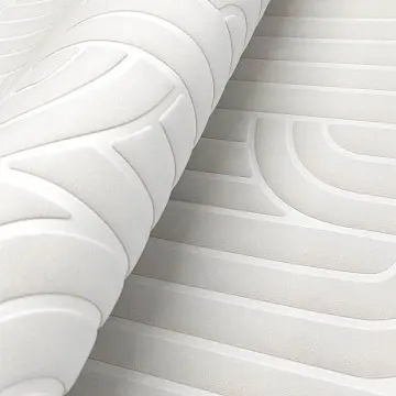 Modern 3D Wallpaper for Bedroom Waterproof Fabric Sticker Thickened Simple Solid Color Wallpapers