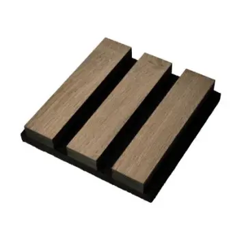 Wood Grain Polyester Fiber Sound-Absorbing Grille Board Bedroom Living Room Background Wall Sound-Absorbing Board