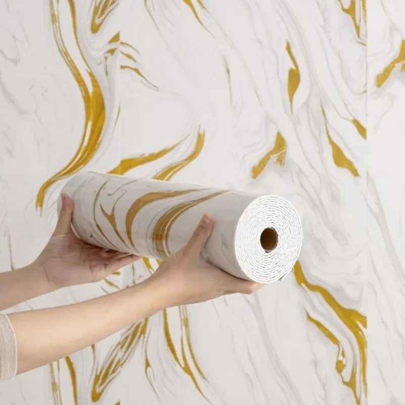 Foam Marble Self-Adhesive Wallpaper (9)