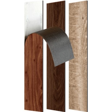 Durable Waterproof Self-Adhesive PVC Floor with Wood Grain for Cement Dormitory