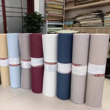 Unprinted Self-Adhesive Fabric Wallpaper