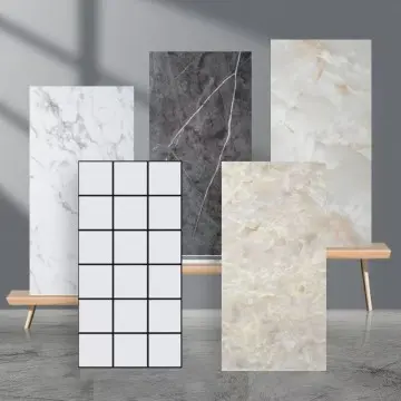 Marble Wall Tile Self-Adhesive Peel Stick Waterproof XPE Wallpaper for Bedroom Kitchen Bathroom Living Room Modern