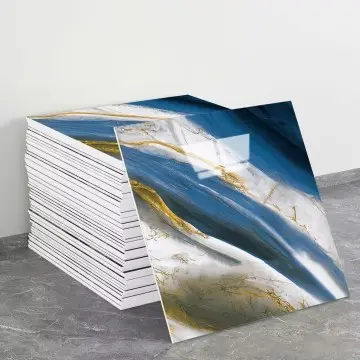 Wall Sticker Marble Wall protection Board Self-adhesive Kitchen Bathroom Waterproof Moisture-proof Wall Board