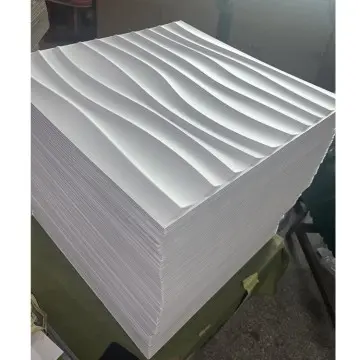 Luxurious 30cm*30cm Modern 3D PVC Wall Panels Waterproof Moisture-Proof with Geometric Pattern for Apartment Kitchen Villa Bars