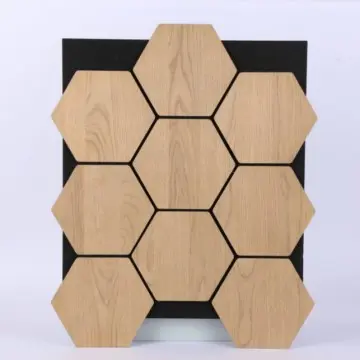 High-quality soundproof wooden wall panels for apartment lobbies, modern 3D model solutions, veneer factory direct sales for noise reduction