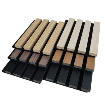 Three-dimensional model design of wood strip concave-convex grating polyester fiber sound-absorbing board decorative noise reduction material