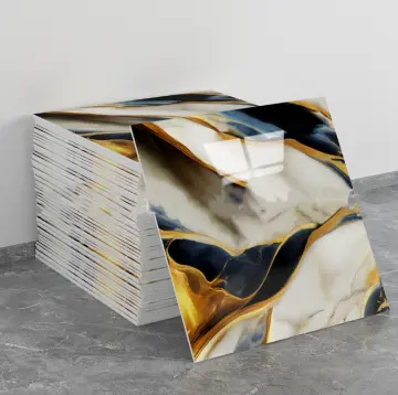 Self-adhesive imitation tile imitation marble wall cover kitchen bathroom decoration cross-border dedicated stickers