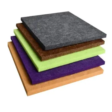 Recording studio sound insulation cotton polyester fiber sound-absorbing board wall decoration material high-density foam-1