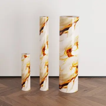 Self-Adhesive Decorative Marble Wallpaper Elegant Marble Self-Adhesive Wallpaper for Stylish Home Decor