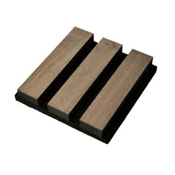 Wood Grain Polyester Fiber Sound-Absorbing Grille Board Bedroom Living Room Background Wall Sound-Absorbing Board